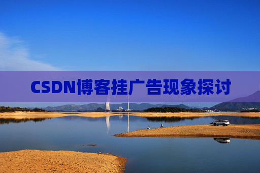 CSDN博客挂广告现象探讨